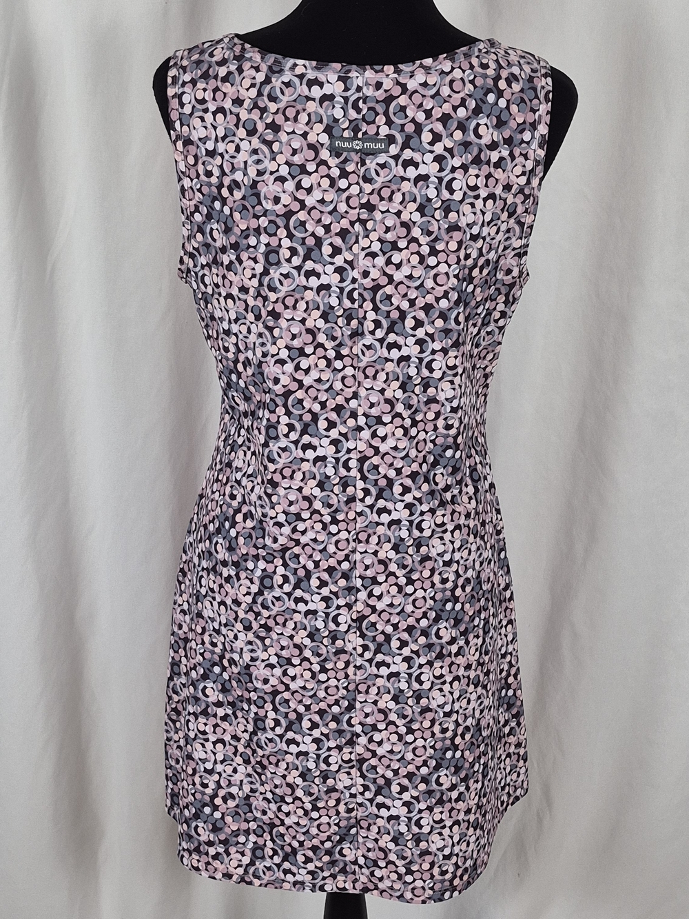 Nuu Muu The Original "Circles" Sleeveless Geometric Print Active Dress - Size L - Picture 4 of 13
